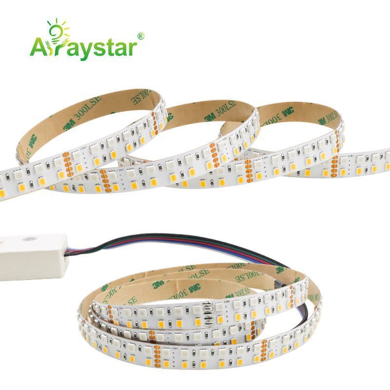 High density 240 LED double line RGBW 4 IN 1 LED strip light 4040 RGB 2835 3000K 6000K 12mm PCB LED strip light