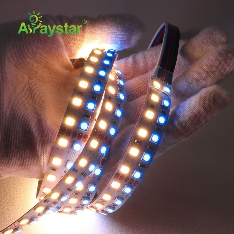 High density 240 LED double line RGBW 4 IN 1 LED strip light 4040 RGB 2835 3000K 6000K 12mm PCB LED strip light