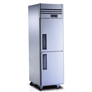 Arriart Hot selling Commercial Refrigeration Equipment Refrigerator Freezer Vertical Stainless Steel Fridge