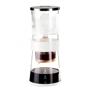 Arriart Pour Coffee Accessories Cold Brew Coffee Maker Pot Ice Drop Glass Pot Coffee Dripper Set