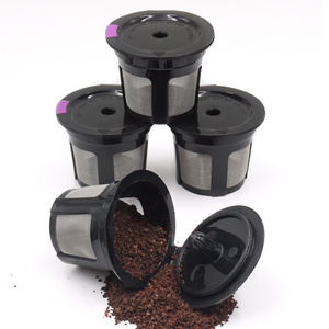 Reusable K CUP Coffee Filter Refillable Coffee Pod Capsules with Built-In, Integrated Mesh Strainer