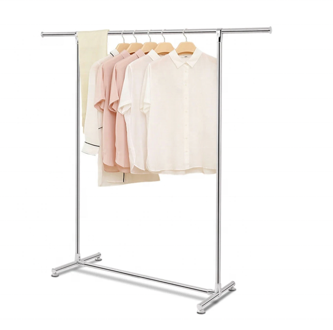 Stainless Steel clothes display rack for clothing store display rack pretty clothing stand metal garment clothing display rack