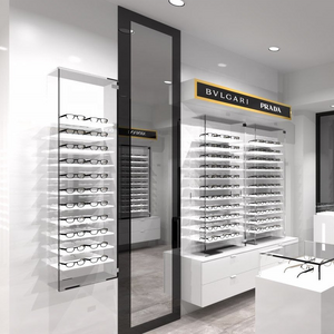 Customized Made Eyewear Retail Stores Interior Showroom Design Optical Wooden Display Fixture Shop Fittings Layout