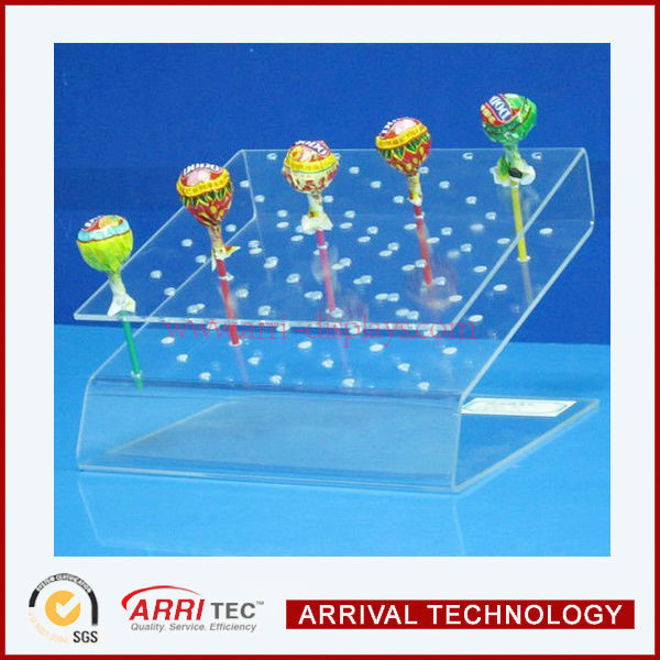 Acrylic lollipops / cake pops display stand with holes