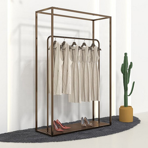 Garment Retailshop Store Fitting Interior Design Women Clothes Display Rack For Shop