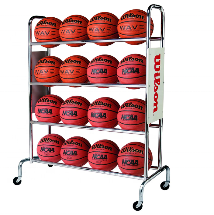 ODM Powder Coating Collapsible Storage Baseball Football Ball Rack Basketball Rack