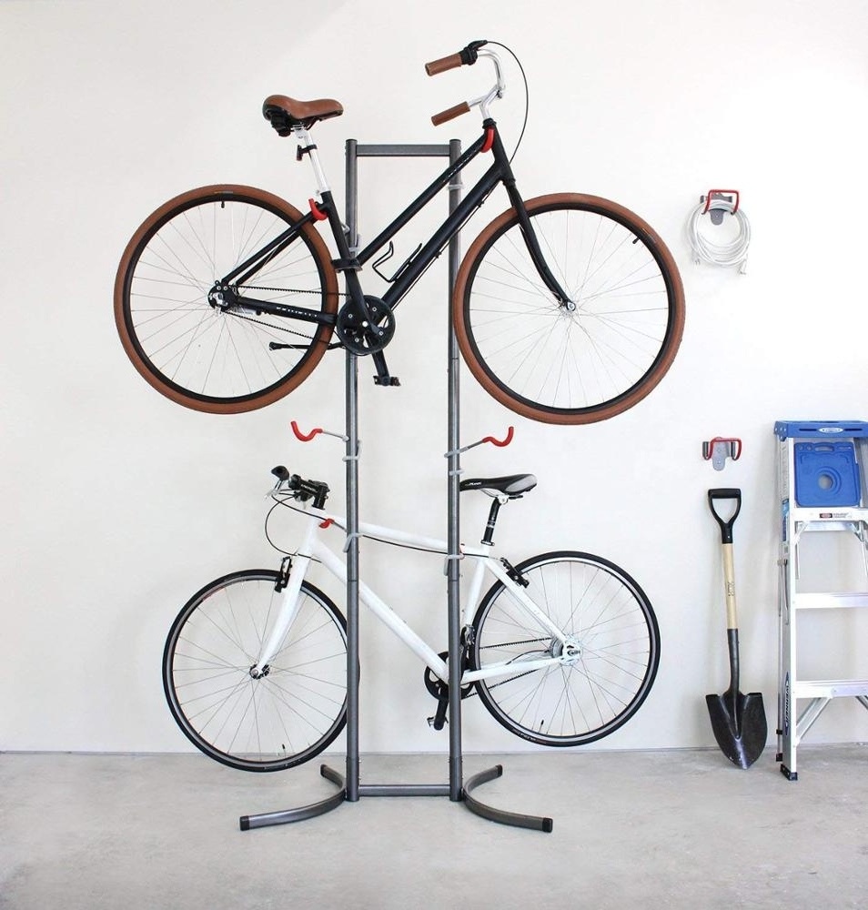 4 Bicycle Storage Gravity Bike Storage Rack Bike Parking Rack Metal Bike Stand