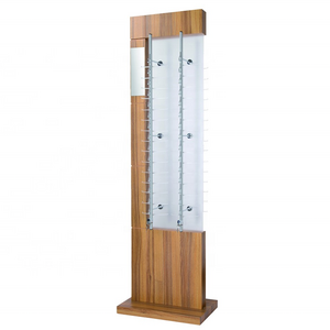 Wood sunglasses display stand display cabinet With Lock Optical Eyewear frame Display Rods