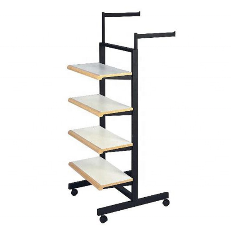 clothes display rack for garment clothing store display rack clothes display rack for garment clothing store Wheels With Shelves