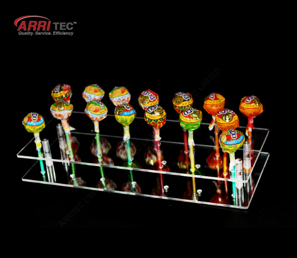 Acrylic lollipops / cake pops display stand with holes