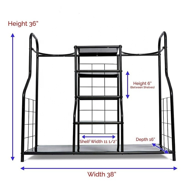 Custom Made Metal Golf Bag Rack Flooring Golf Bag Storage Rack