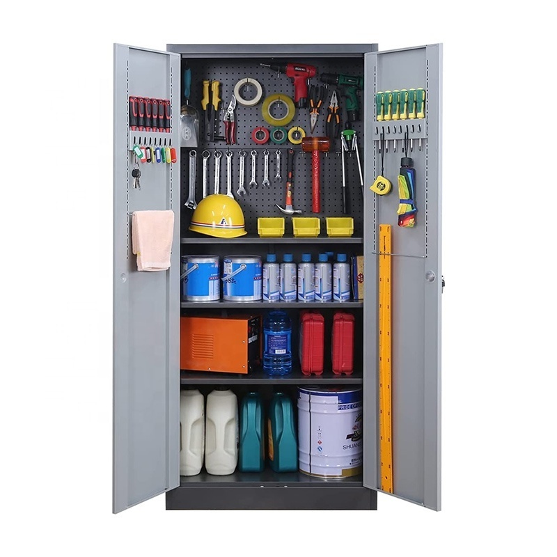 Workshop Accessory Steel Display Racks Stand Garage Storage Heavy Duty Metal Tool Cabinet