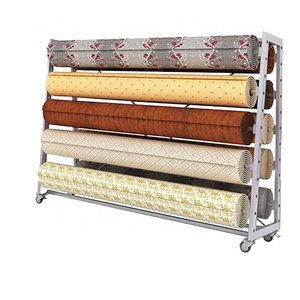 Heavy Duty Fabric Roll Display Hangers Cloth Stands Racks Textile Display Racks