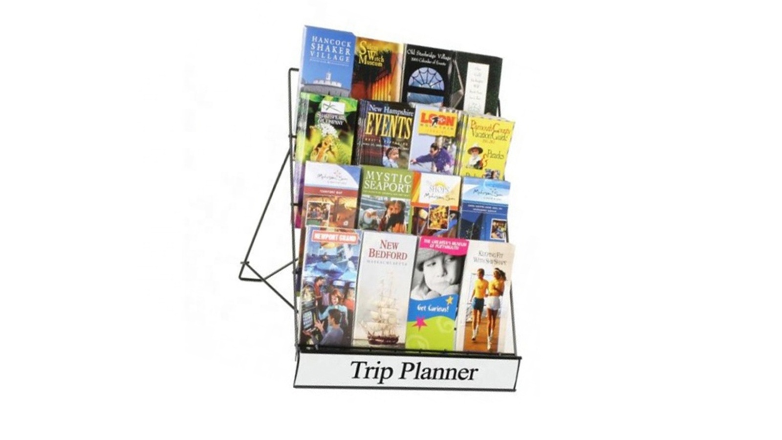 Light Duty Countertop Metal Wire magazine display rack floor stand cd magazine rack brochure holder greeting card display stand