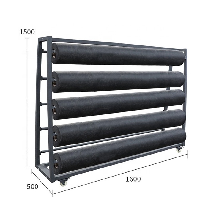 Heavy Duty Fabric Roll Display Hangers Cloth Stands Racks Textile Display Racks