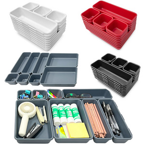 ARRITEC Plastic Office Under Desk Drawer Organizers Tray With Drawers for Office & Kitchen Bedroom Home