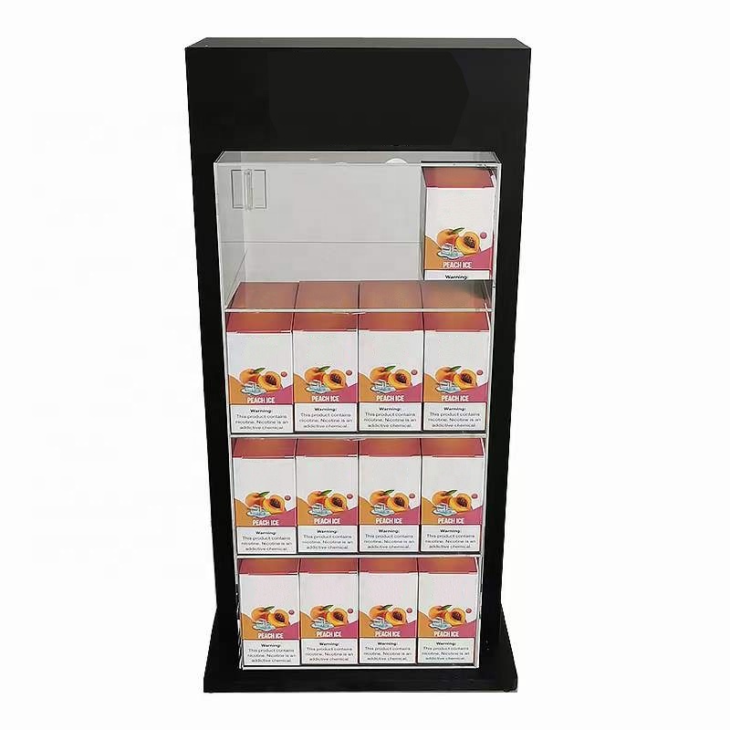 Custom Design Display Shelf Acrylic Cigarette Display stand smoke shop display