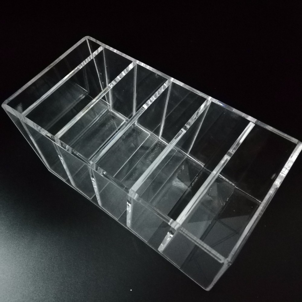 Cheap clear case tabletop storage acrylic rack DVD or CD counter display holder