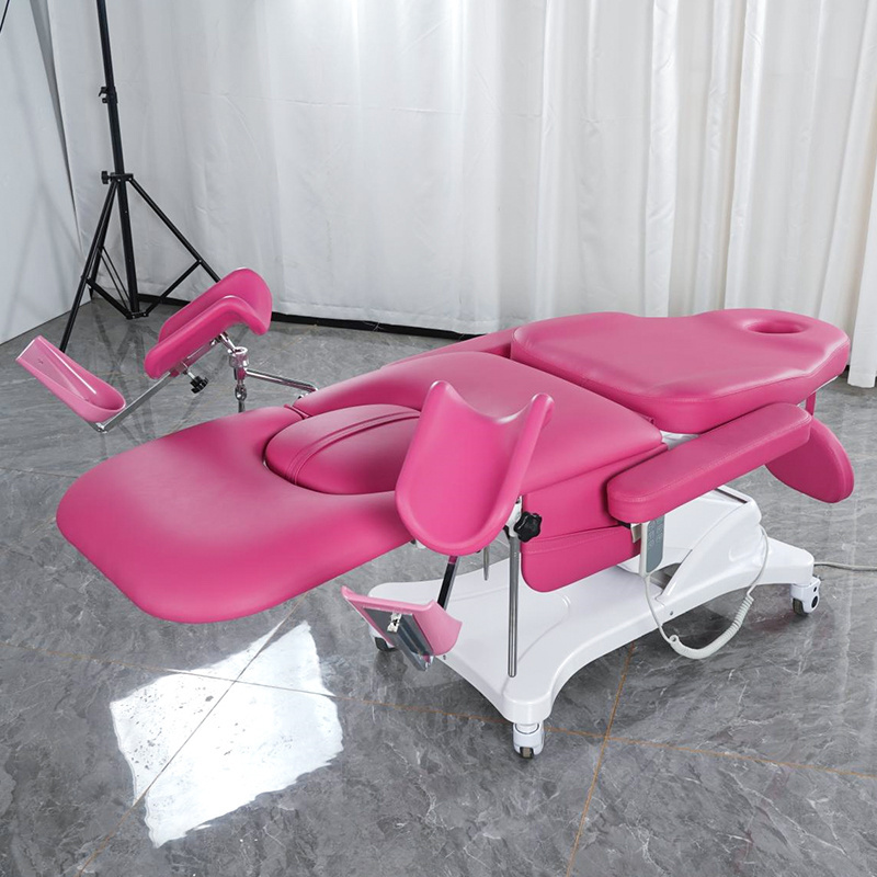 Gynecology Chair Urology Chairs Electric CE Approved Integrated Foot Rest Electric Gynecology Chair