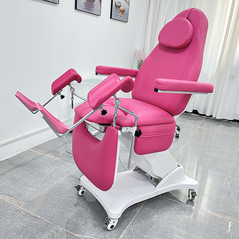 Gynecology Chair Urology Chairs Electric CE Approved Integrated Foot Rest Electric Gynecology Chair