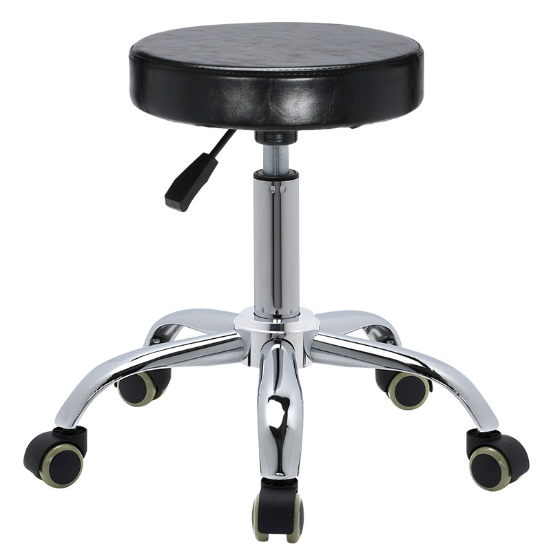 Modern Synthetic Leather Low Price Comfortable Pedicure Technical Worker Stools On Wheels Master Chair