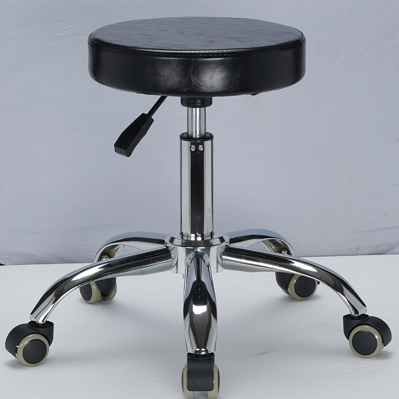 Modern Synthetic Leather Low Price Comfortable Pedicure Technical Worker Stools On Wheels Master Chair