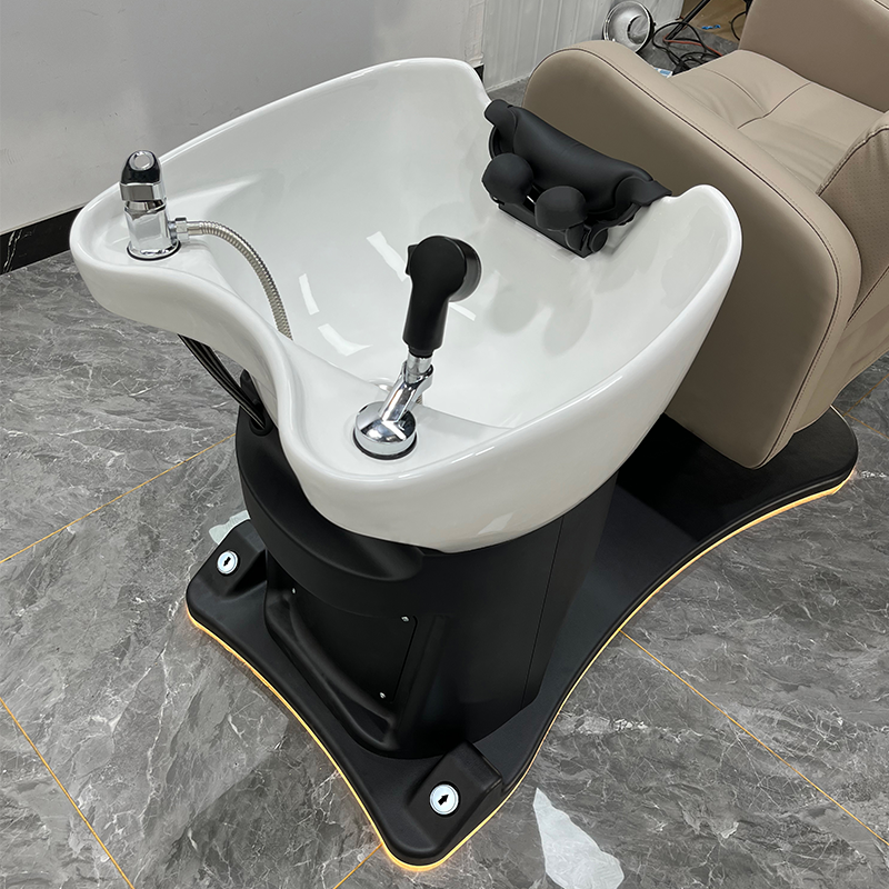 2023ArrowHealthy pink shampoo chair modern styling salon furniture backwash massage sink shampoo chair