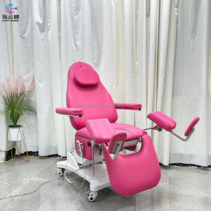 Latest Style Clinic Hospital Clinic Pink Gynecological Examination Chair 3 Motors Electric Gynecological Chair Aesthetic Bed