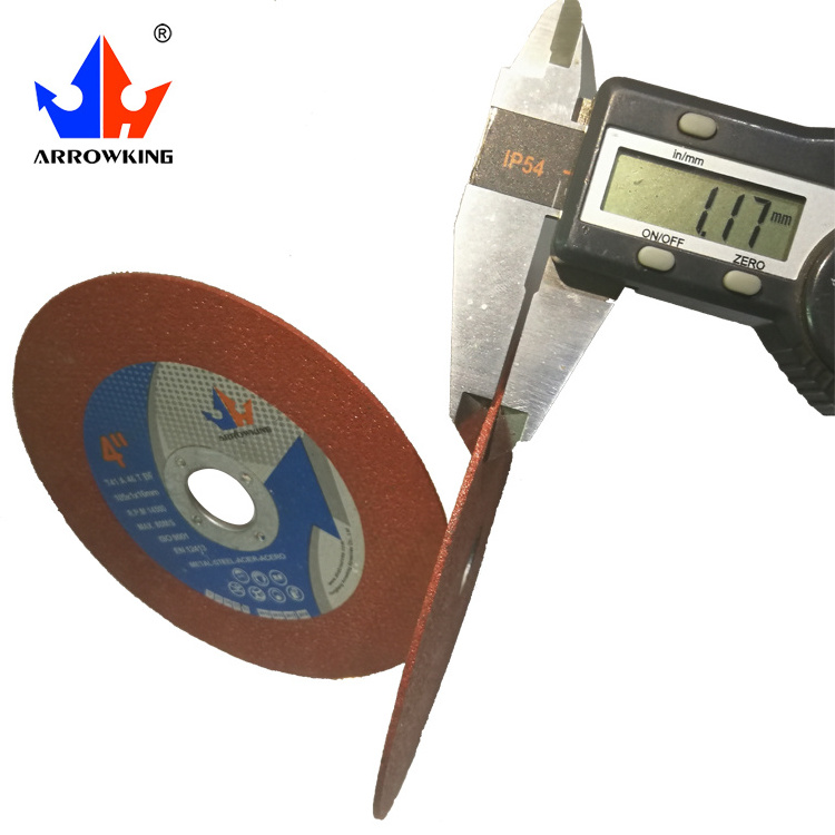 4inch 107/105x1.2/1x16mm china cheapest resiton ultra thin carbon abrasive  cutting disc for stainless steel  railway