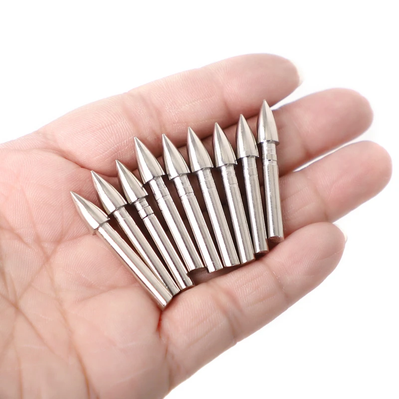 60 grain Arrowhead iron Bullet Point Tip For ID 4.2 mm Arrow Shaft Accessories Archery Bow Hunting