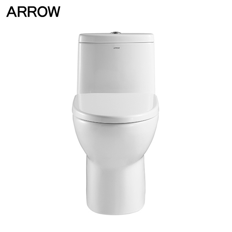 Arrow One Piece Toilet Best Round S-trap Siphonic Jet Flushing One-piece Wc Toilet