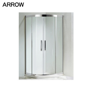 China professional manufacturer modular shower furniture simple glass shower room with sliding door