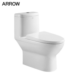 Arrow One Piece Toilet Best Round S-trap Siphonic Jet Flushing One-piece Wc Toilet