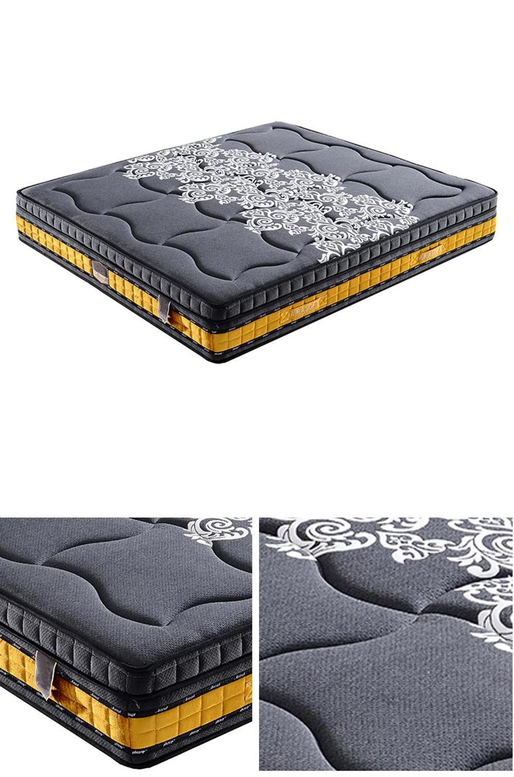 Pillow Top Pocket Spring Hybrid Mattress 100% Natural Latex Double Mattress Queen King Full Size Mattress