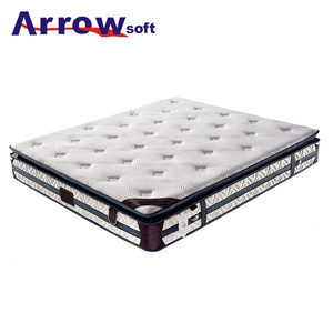 Luxury hotel bedding compress pocket spring mattress wholesale price