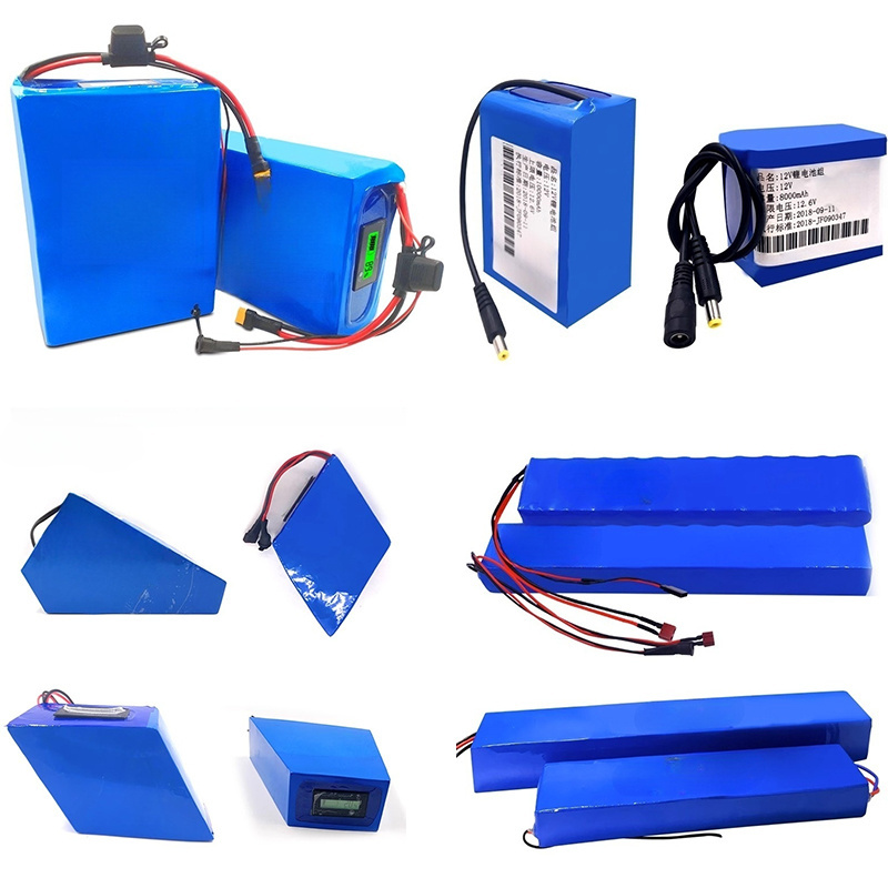 Customized 12V 24V 36V 48V 52V 60V lithium ion battery 10Ah 20Ah 30Ah 40Ah 50Ah 18650 Ebike Battery pack electric bike battery