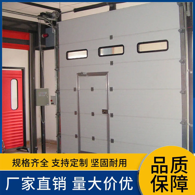 Custom Automatic Vertical Lifting Sliding Top Industrial Garage Warehouse Gate Door