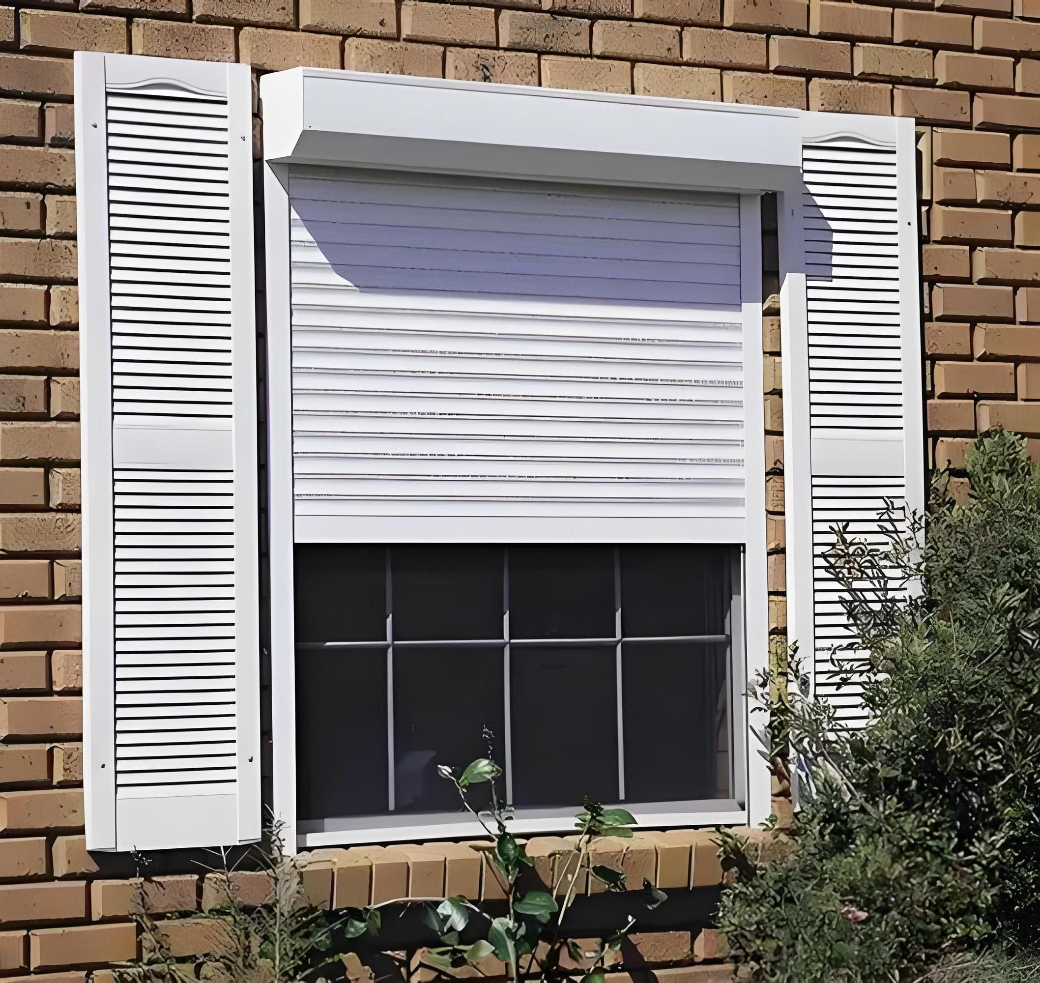 Wholesale Custom Quality Electric Security Motorized Aluminum Roller Shutter Window