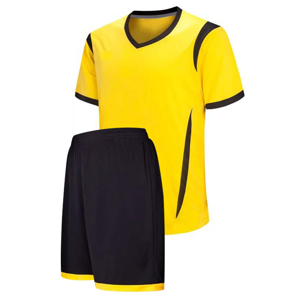 Team wear 100% polyester soccer uniform with custom logo and team name soccer sets at Wholesale