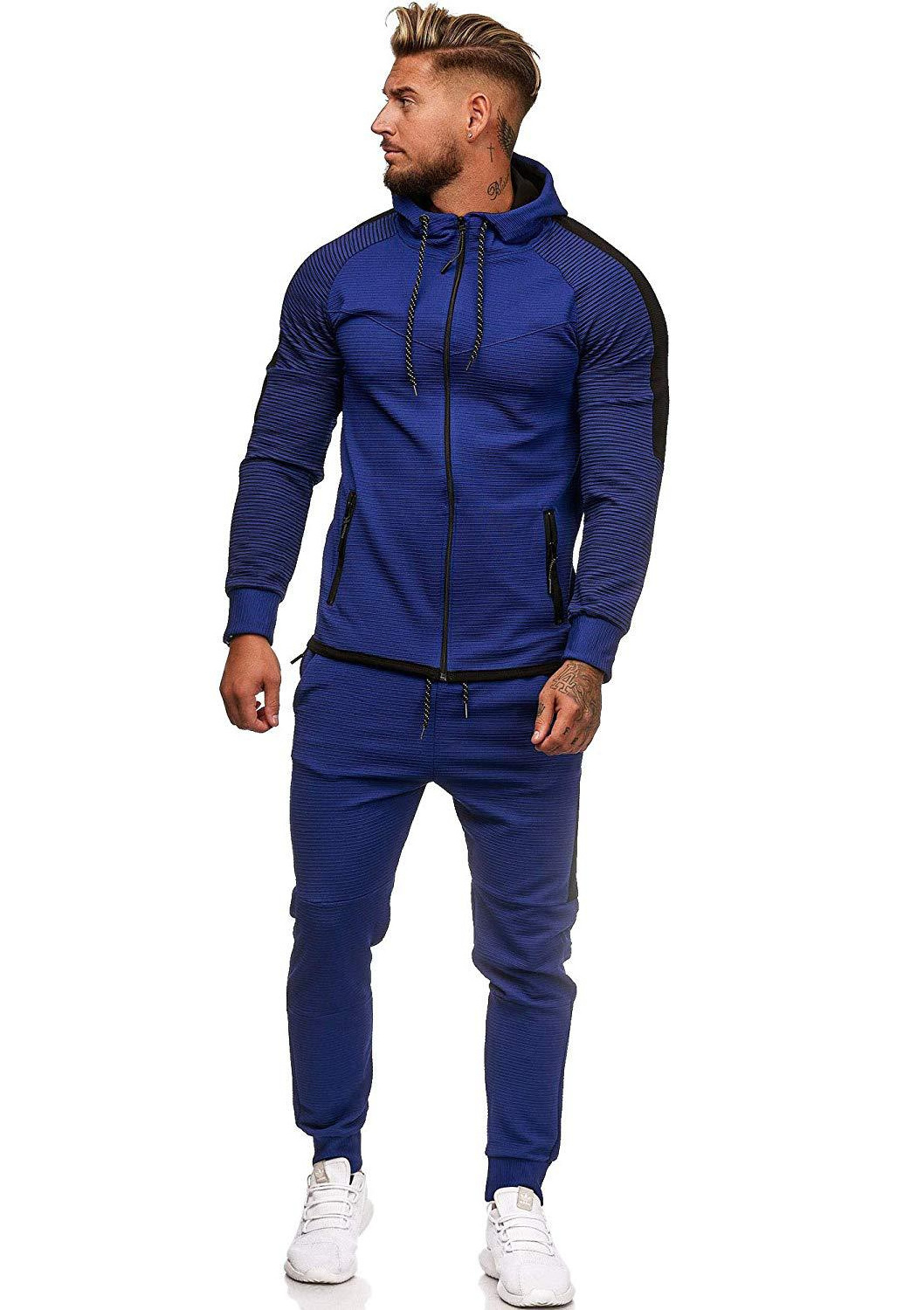 Logo Men Tracksuit Sweat Suit Unisex Sweat Suits Jogger Set Vintage Full Zip Up Hoodies Acid Wash Tracksuit Sweat Suits