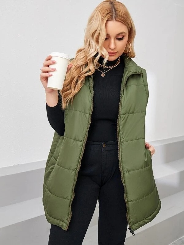 Premium quality Vests for Women Winter warm Padded Women's Vests Lightweight Puffer vests at wholesale