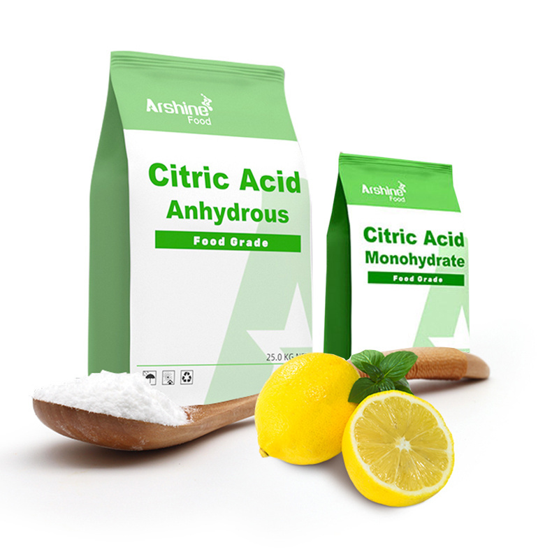 Citric Acid Crystals 25Kg Package Anhydrous/Monohydrate Food Grade Lemon Citric Acid