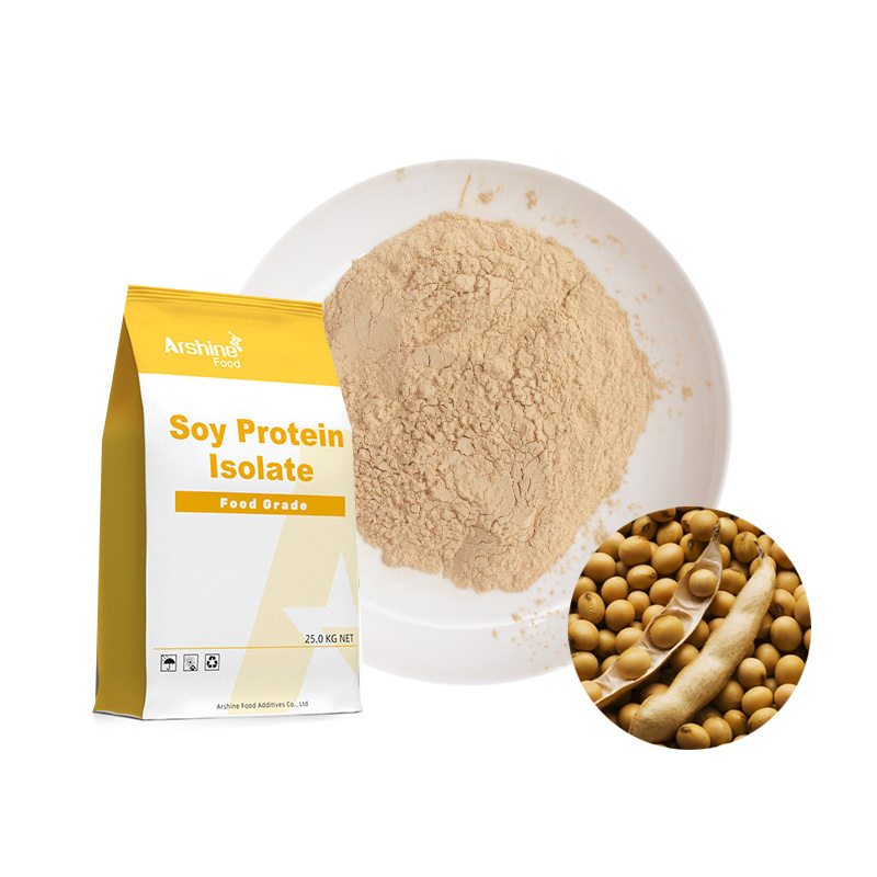 Isolate Soy Protein Beverage Bulk Powder Gushen Fermented 30Kg Bag Gmo Free Vegan Isolate Soy Protein