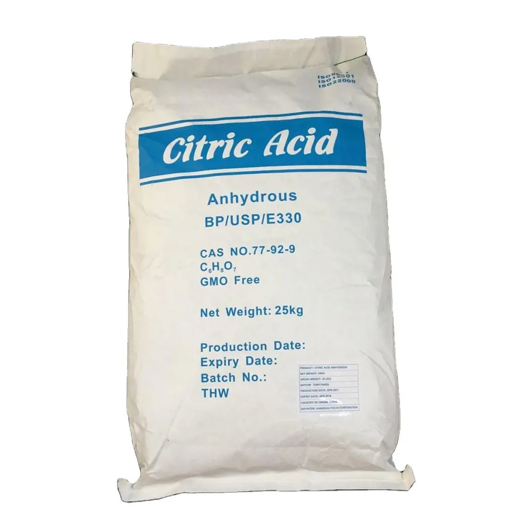 bp93 e330 25kg bag citric acid monohydrate 8-40 meshprice commercial grade citric acid anhydrous turkey