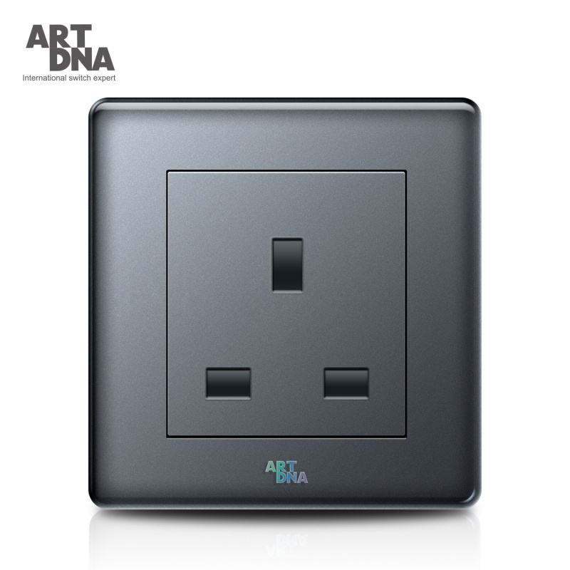 ARTDNA Wall Sockets Usb 13A BS Switched Socket With 2.1A USB Charger Uk Standred Lighting Switch And Sockets