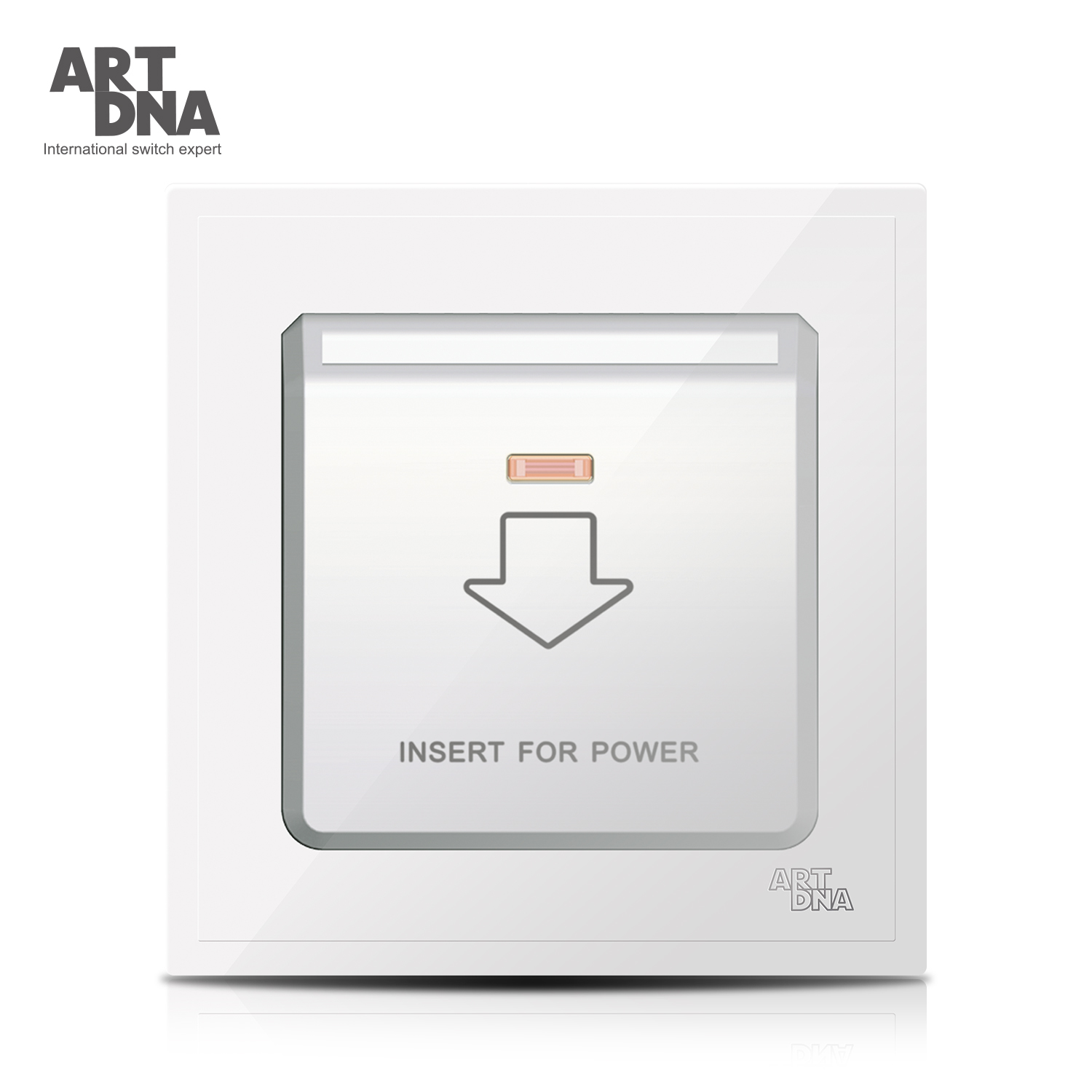 ARTDNA Hotel Apartment Energy Saving Switches Card Smart Hotel Room High Frequency Key Card Wall Power Switches