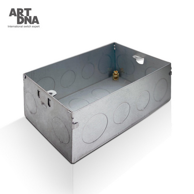 ARTDNA 3X3 BS Boxes Metal Switch Box Electrical Switch Wall Metal Galvanized Steel Box