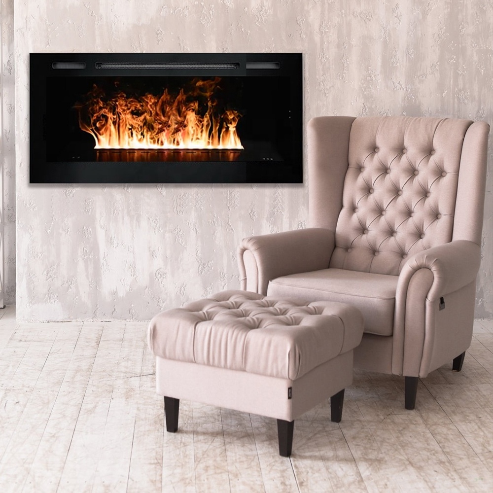 decorative 3d water vapor fireplace 1000mm outdoor luxury modern led flame electric fireplace water