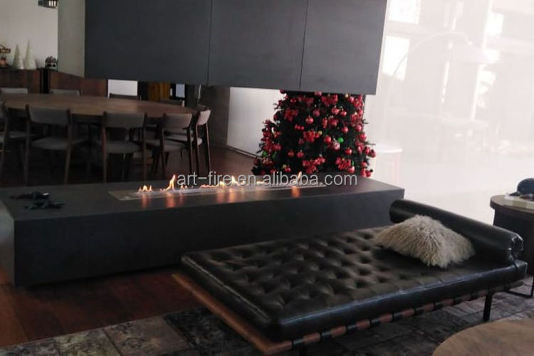 Hot Sale Modern Decorative Linear Horizontal Gas Indoor Bio Alcohol Fireplace Insert Ethanol Fireplaces