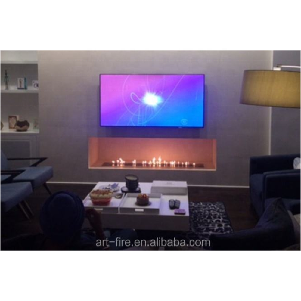 Intelligent Electronic Bio Ethanol Burner Inserts 60 Inch Alcohol Fireplace AF180